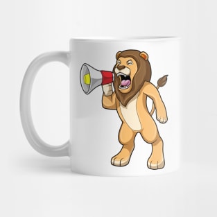 Lion with Microphone Mug